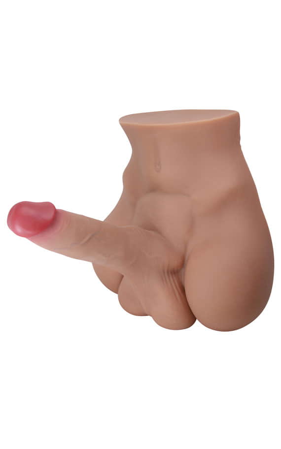 Реалистично торзо со дилдо 17,3 X 4.4 см. (Crazy bull) SKU: BM-009250NG - Image 4