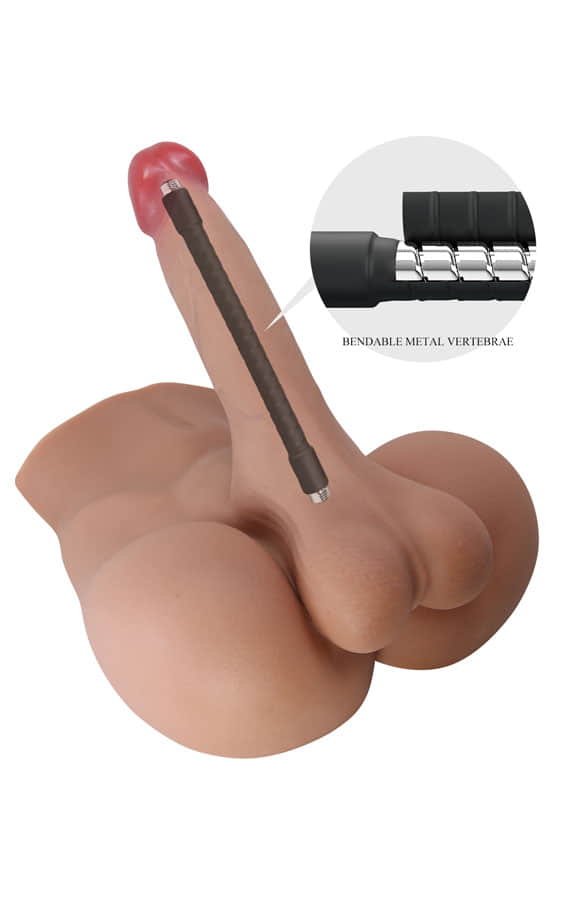 Реалистично торзо со дилдо 17,3 X 4.4 см. (Crazy bull) SKU: BM-009250NG - Image 8