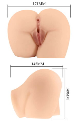 Реалистичен мастурбатор задник со два отвори (Crazy Bull) SKU: BM-009251N - Image 10