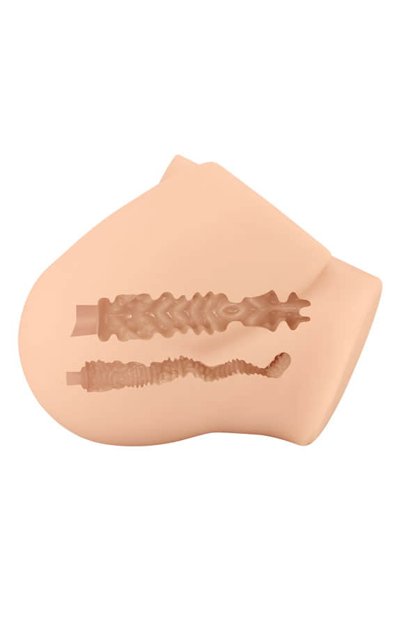 Реалистичен мастурбатор задник со два отвори (Crazy Bull) SKU: BM-009251N - Image 7