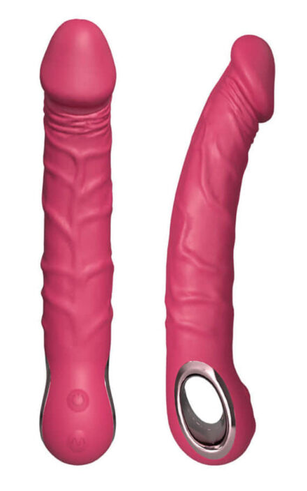 Луксузен силиконски реалистичен вибратор- Се полни на УСб