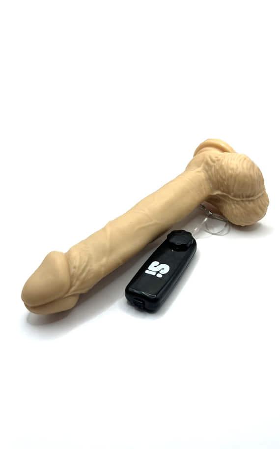 Големо дилдо со вибарција 25×4 см. SKU: IK-20630 - Image 3