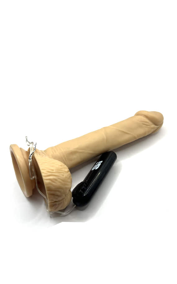 Големо дилдо со вибарција 25×4 см. SKU: IK-20630 - Image 4